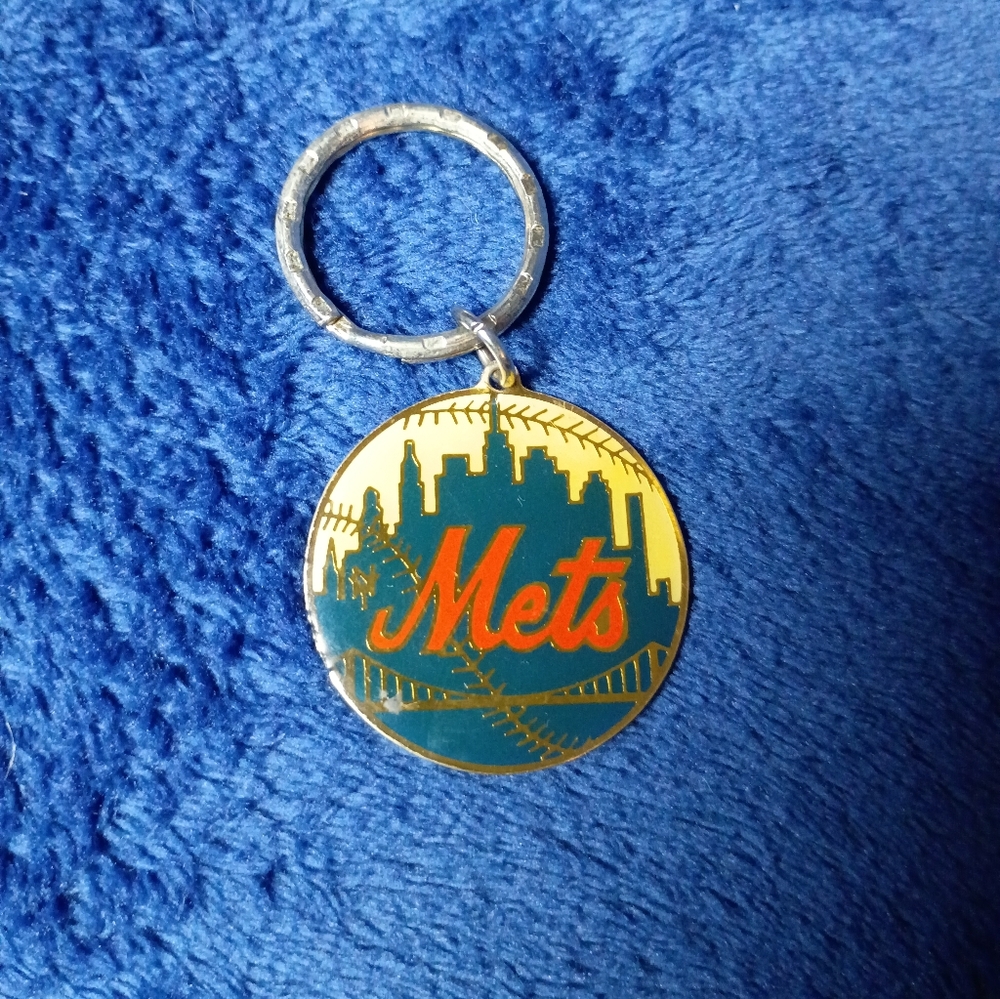 Vintage New York Mets Keychain